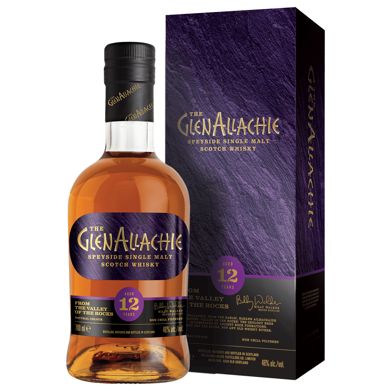 GlenAllachie 12 Year Old Single Malt Scotch Whisky 700ml