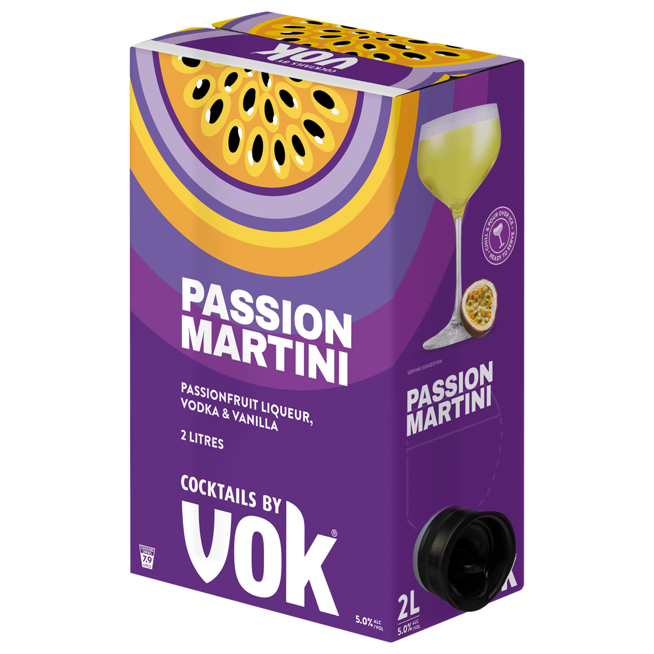 Vok Cocktails Passion Martini 2L
