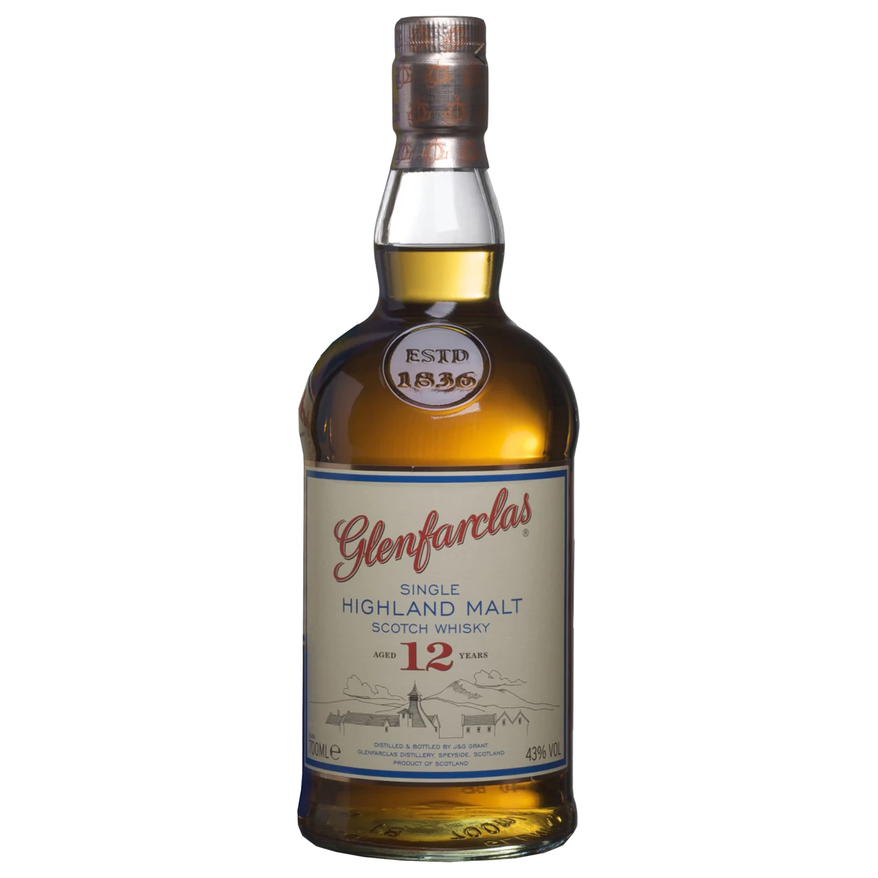 Glenfarclas 12 Year Old Single Malt Scotch Whisky 700ml