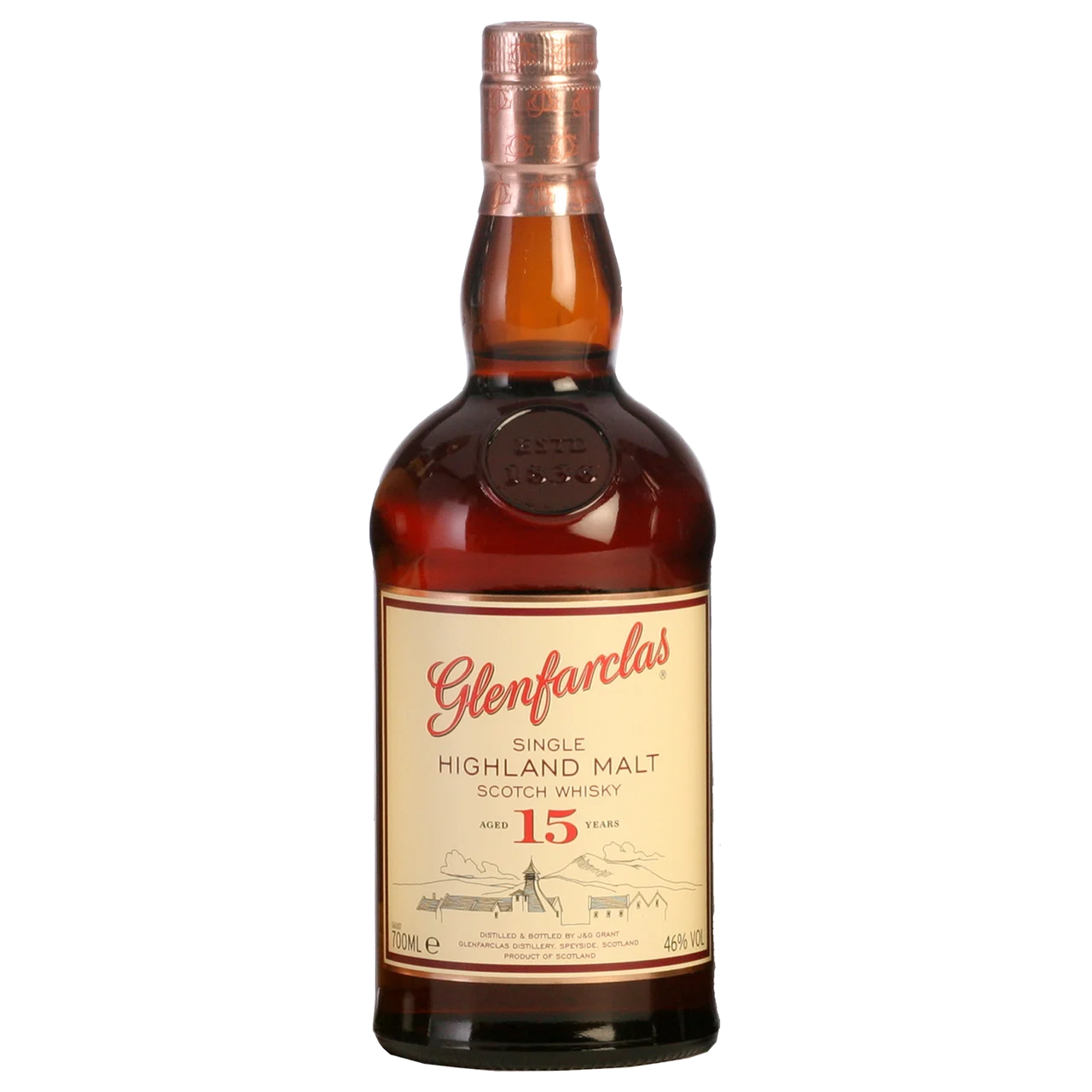 Glenfarclas 15 Year Old Single Malt Scotch Whisky 700ml