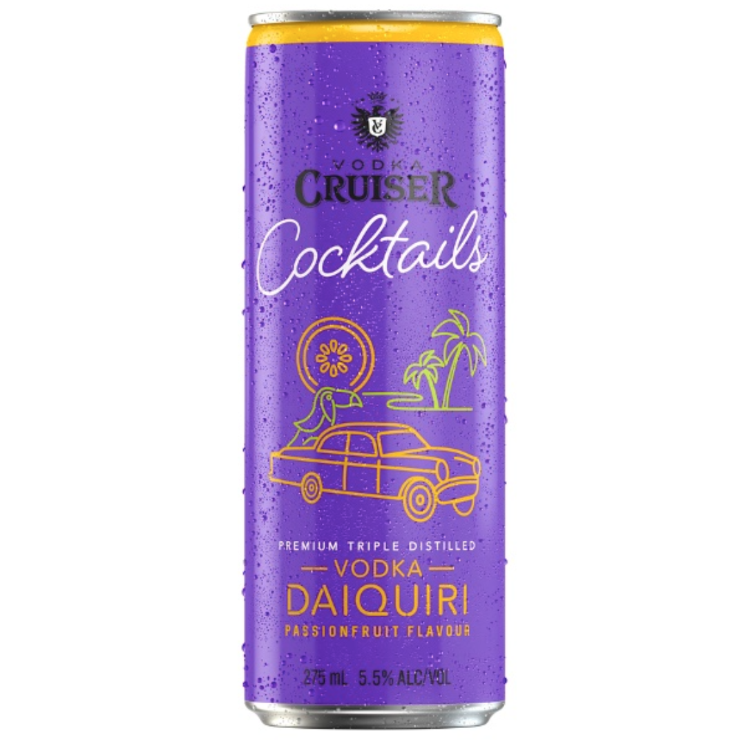 Vodka Cruiser Cocktails Passionfruit Daiquiri 275ml