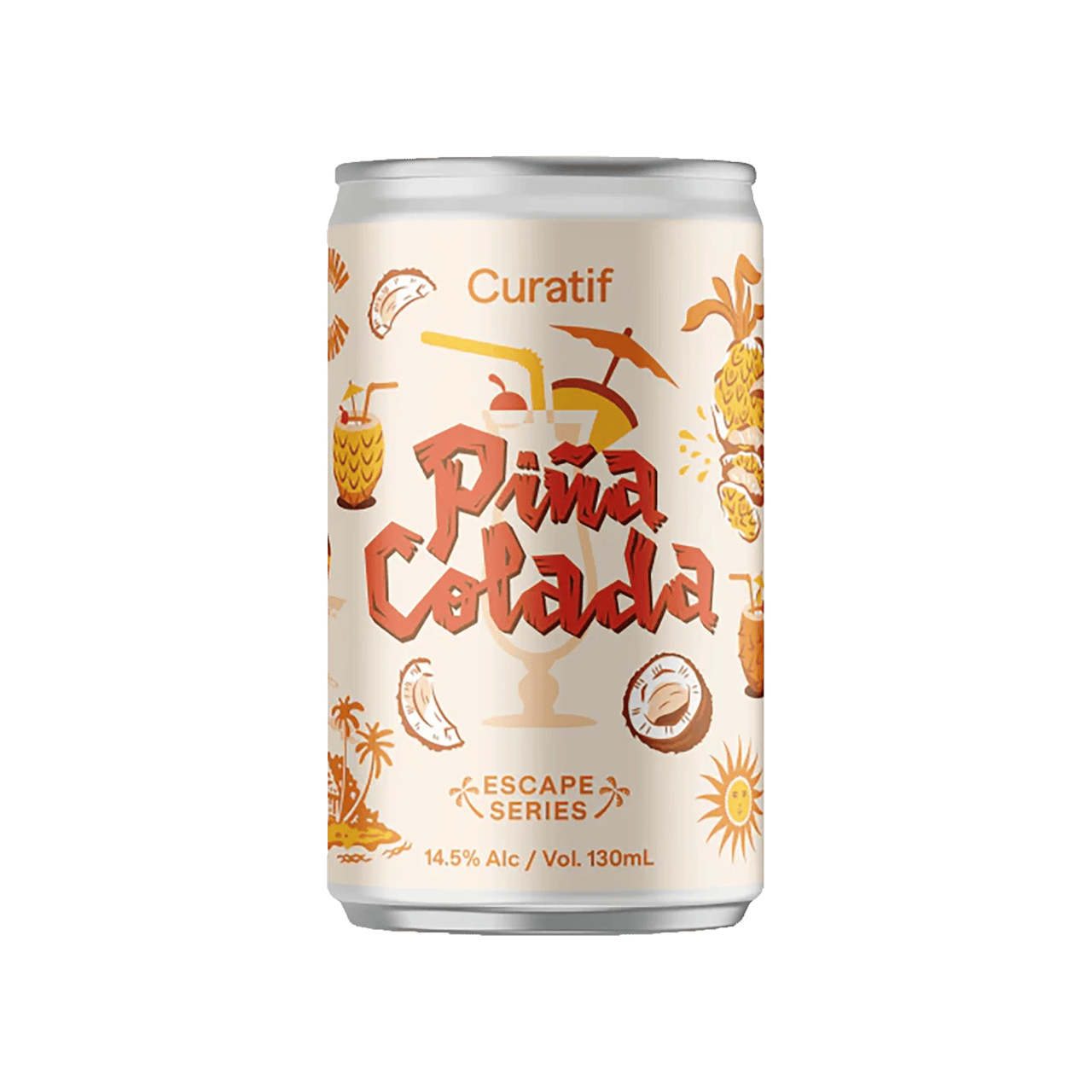 Curatif Pina Colada Cans 130ml - Boozeit.com.au
