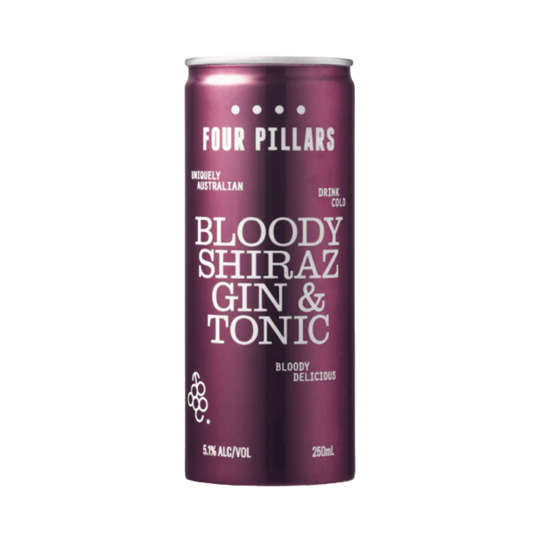 Four Pillars Bloody Shiraz Gin & Tonic Cans 250ml