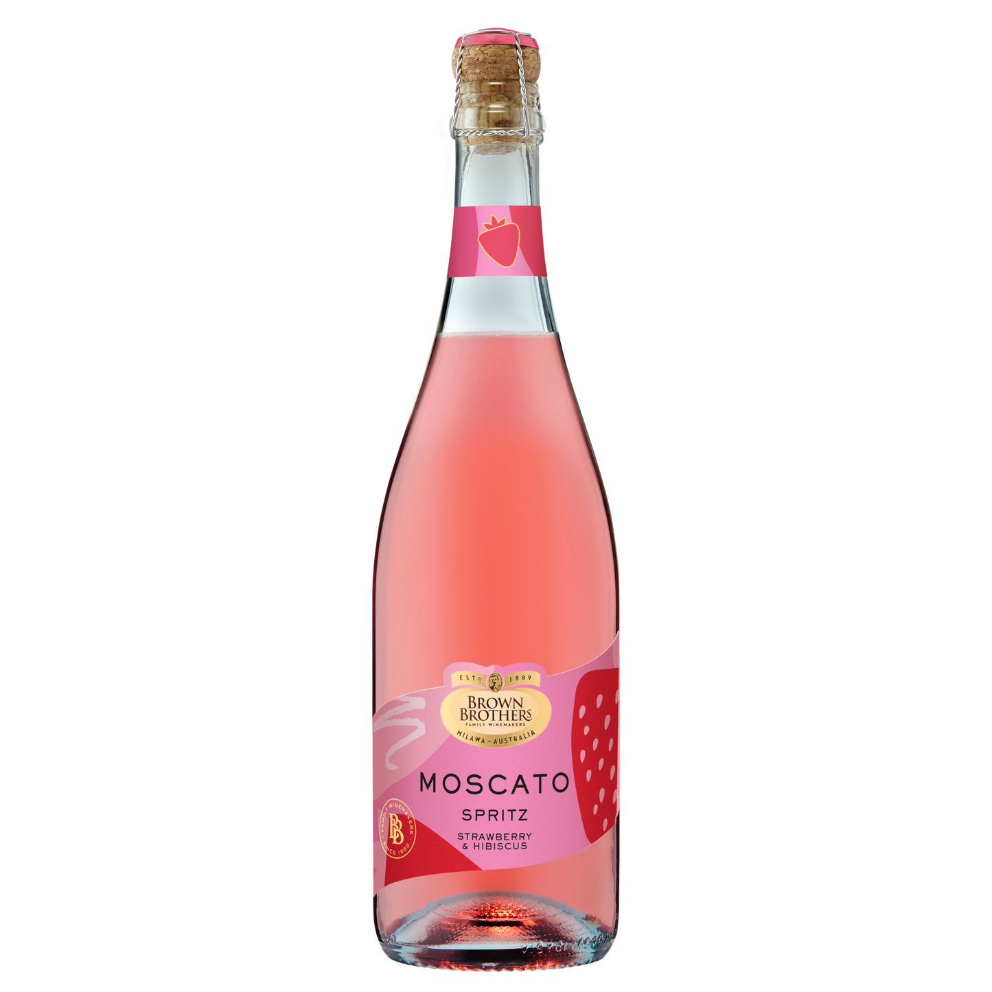 Brown Brothers Moscato Spritz Strawberry & Hibiscus