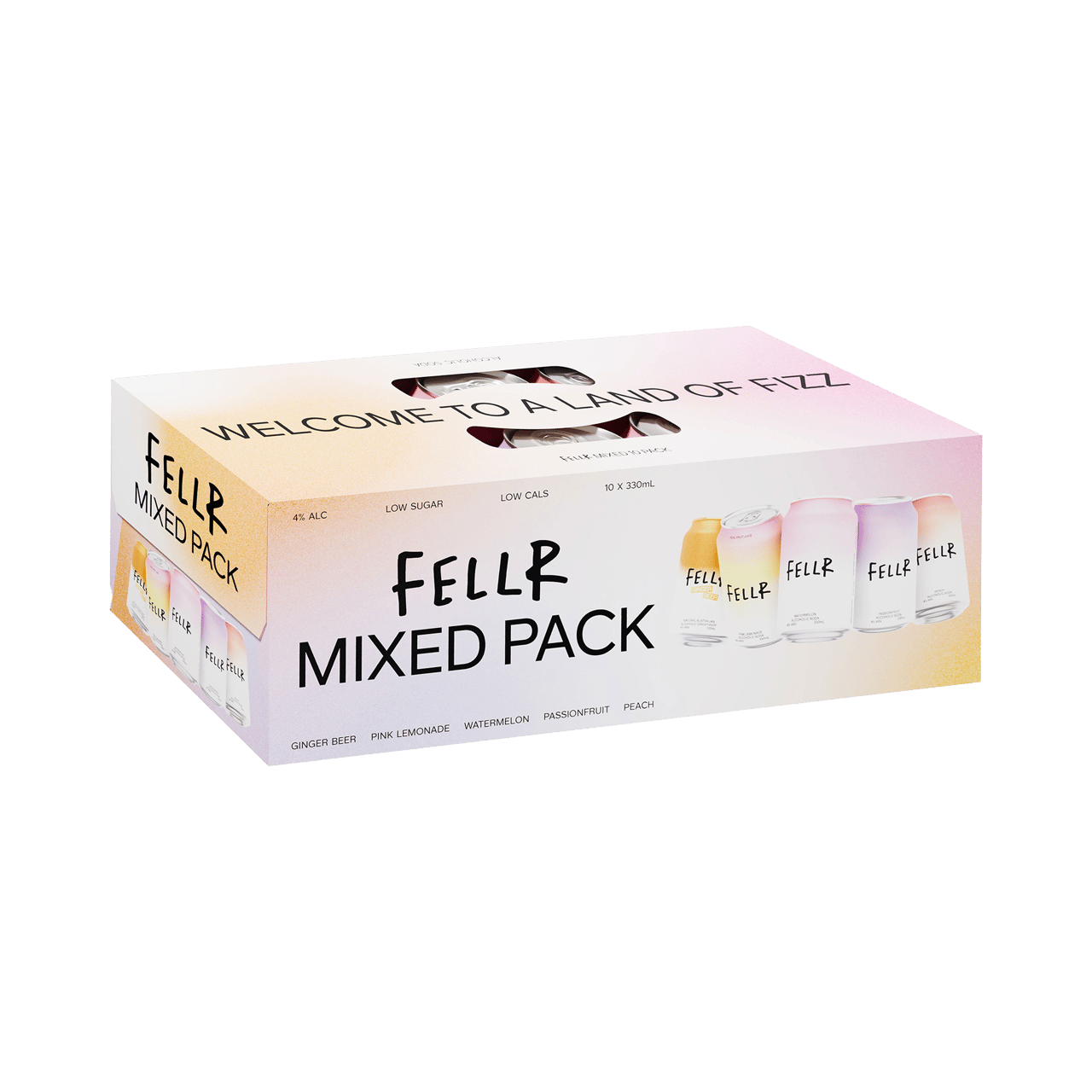 FELLR Seltzer Mixed Pack Cans 330ml
