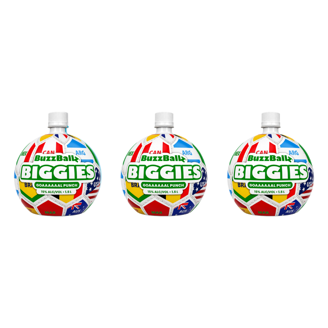BuzzBallz Biggies GOAAAAAAL PUNCH Melon Smash Cocktail 1.5L