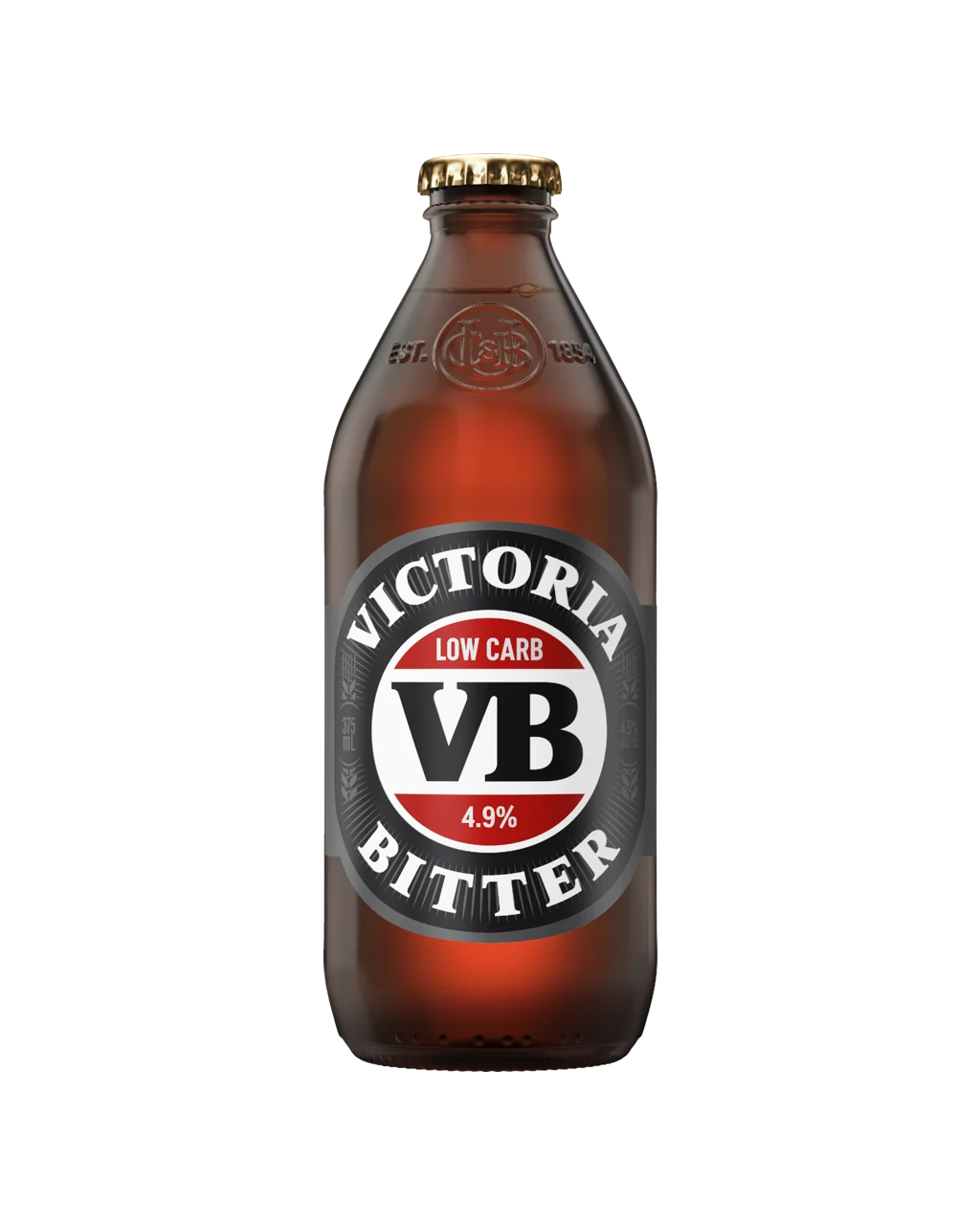 Victoria Bitter Low Carb Bottle 375ml