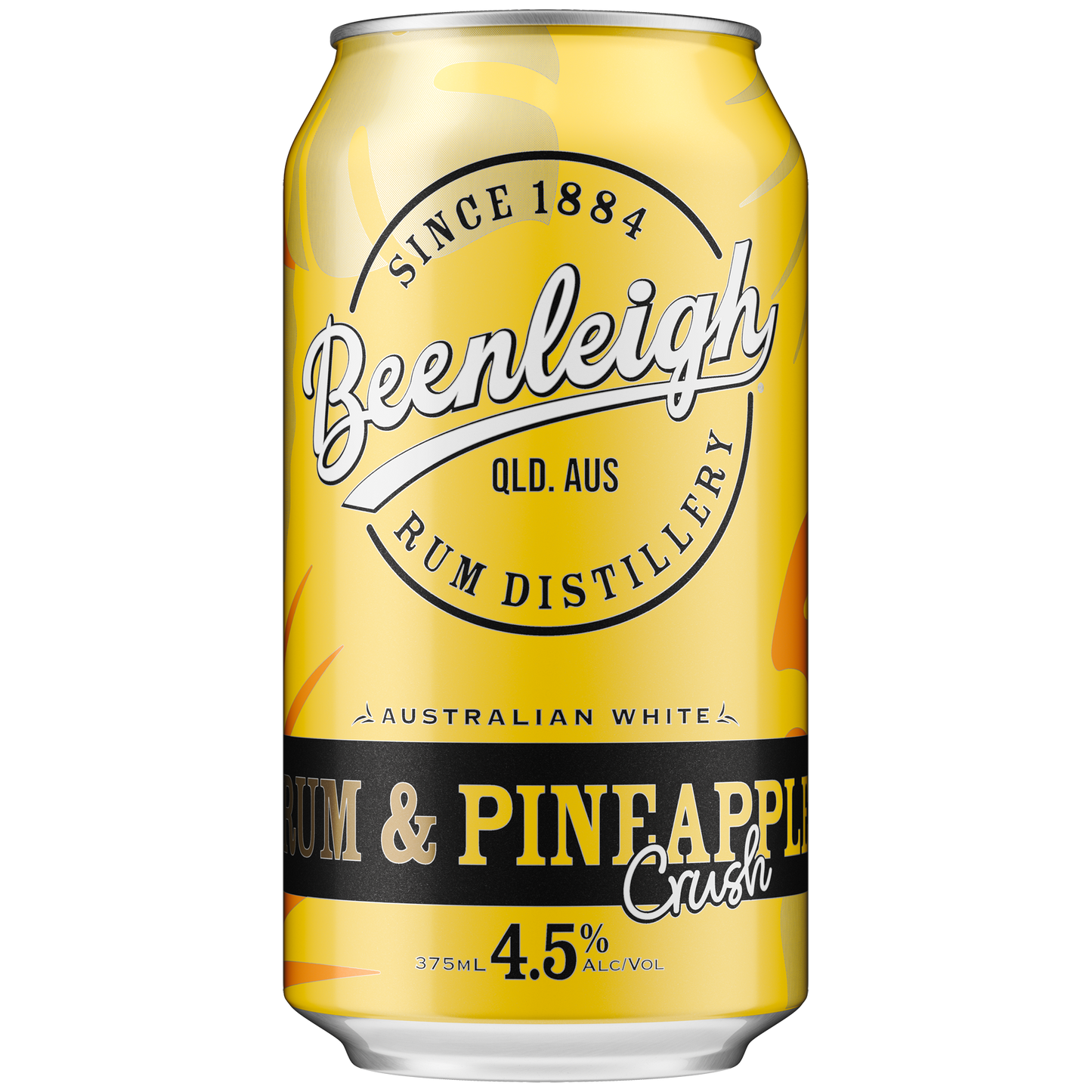 Beenleigh White Rum & Pineapple Crush Cans 375ml