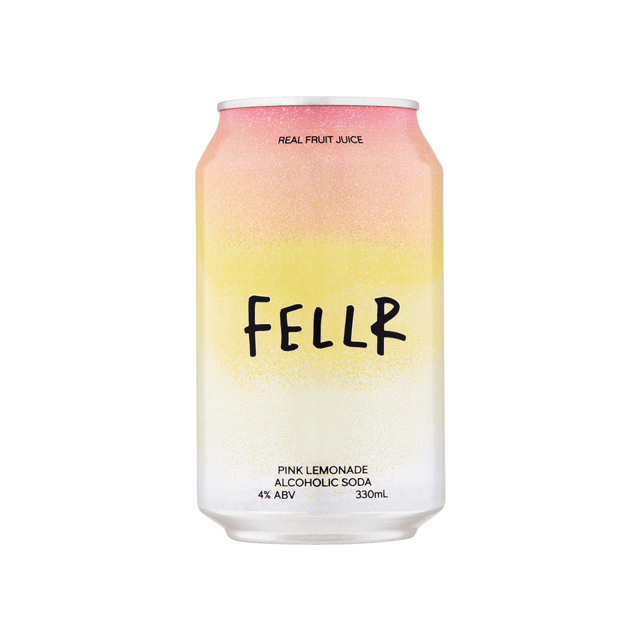 FELLR Alcoholic Soda Pink Lemonade Cans 330ml