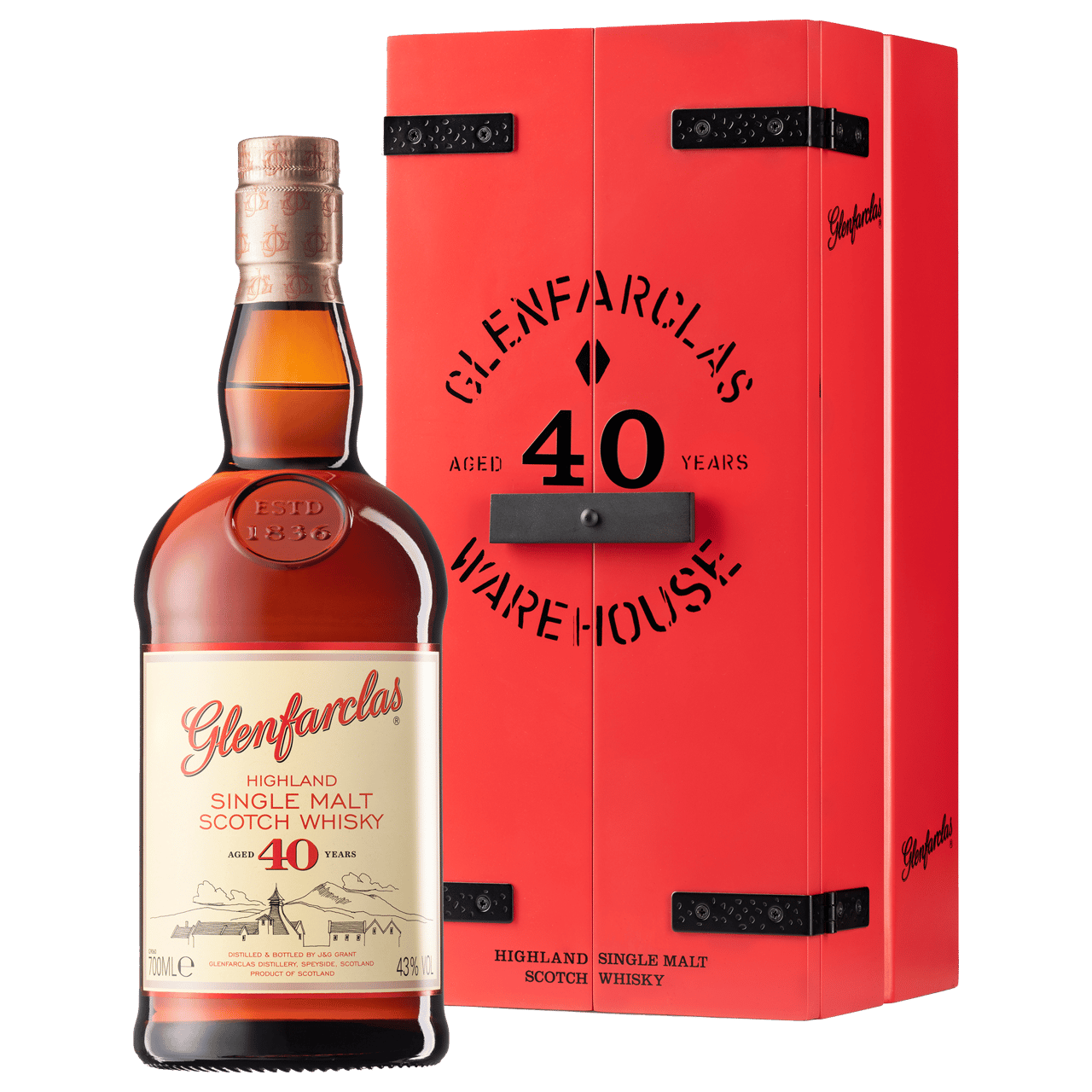 Glenfarclas 40 Year Old Single Malt Scotch Whisky 700ml