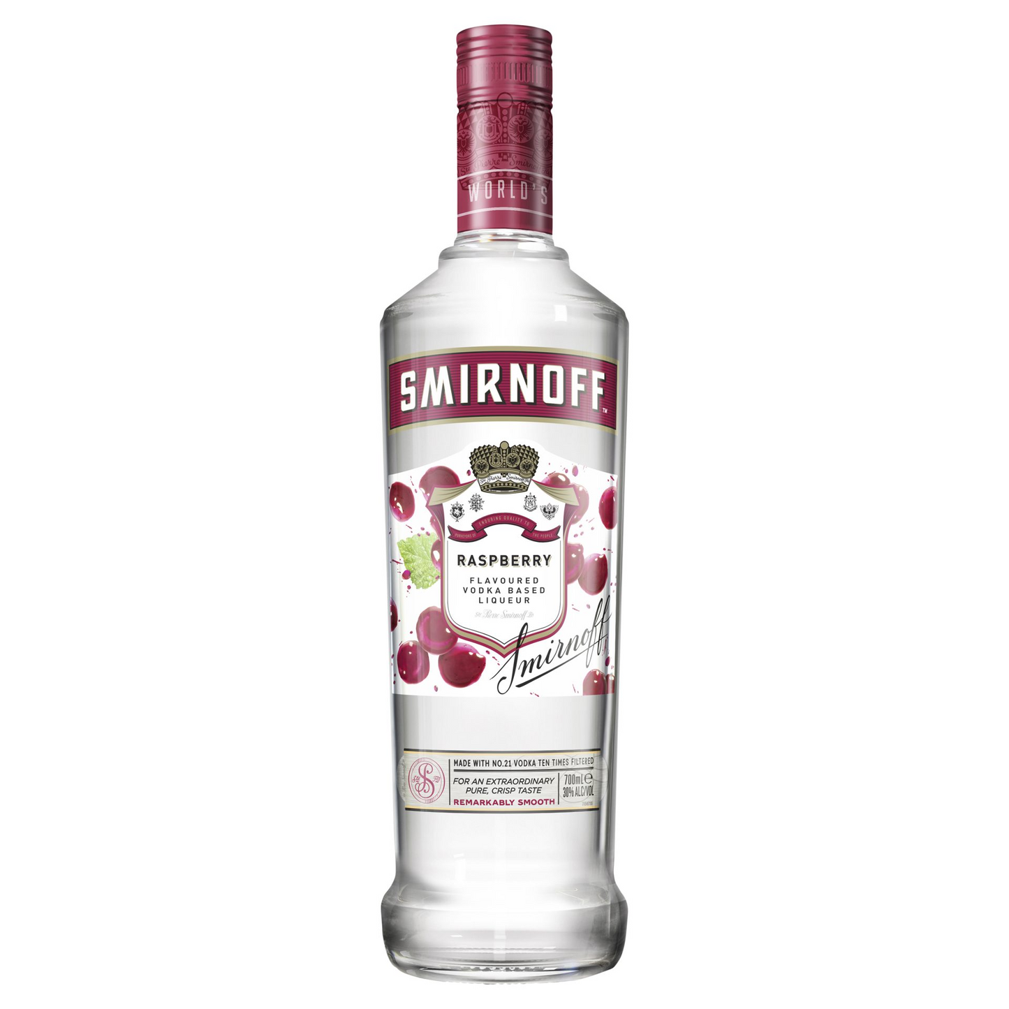 Smirnoff Raspberry Vodka (Old Bottling) 700ml