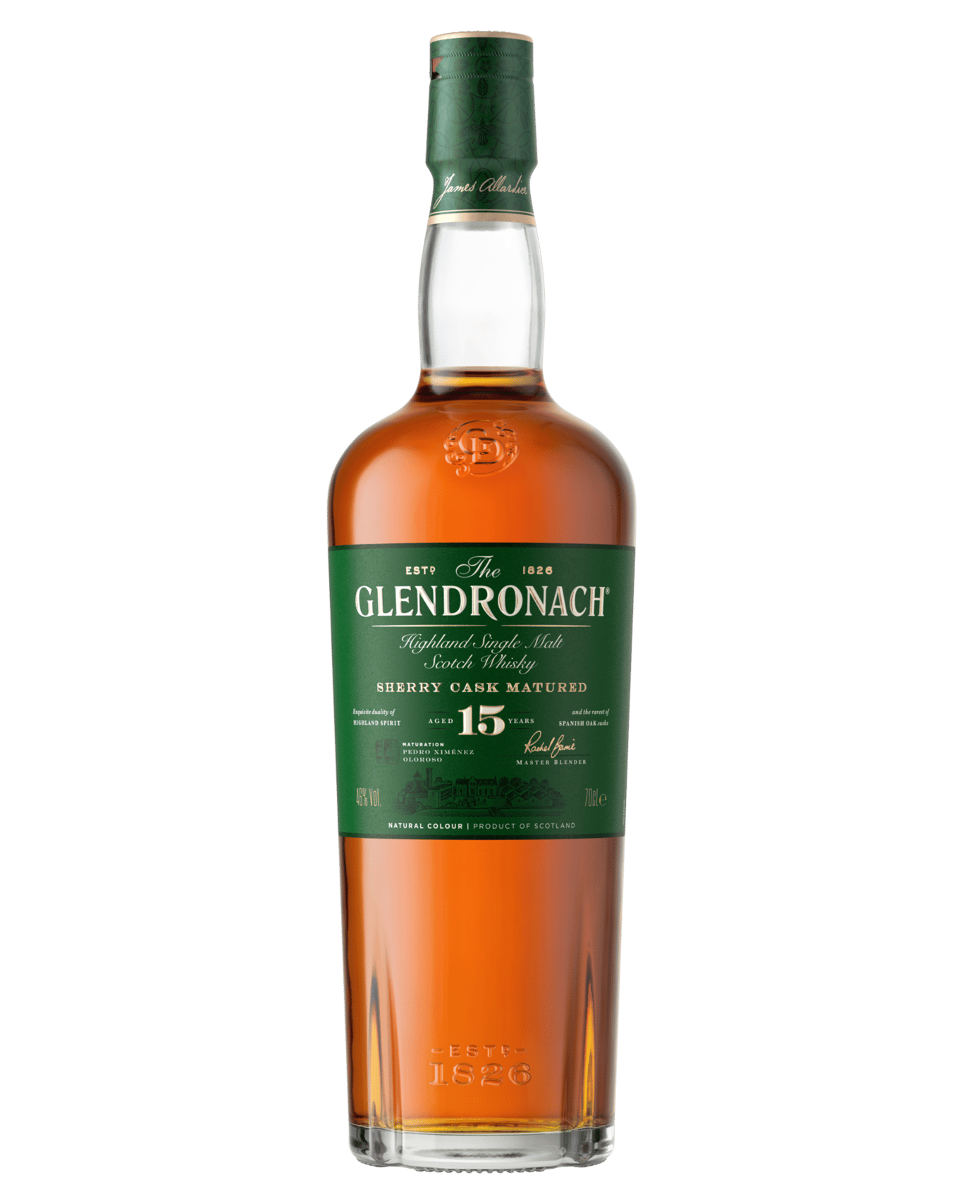 The GlenDronach 15 Year Old Single Malt Scotch Whisky 700ml