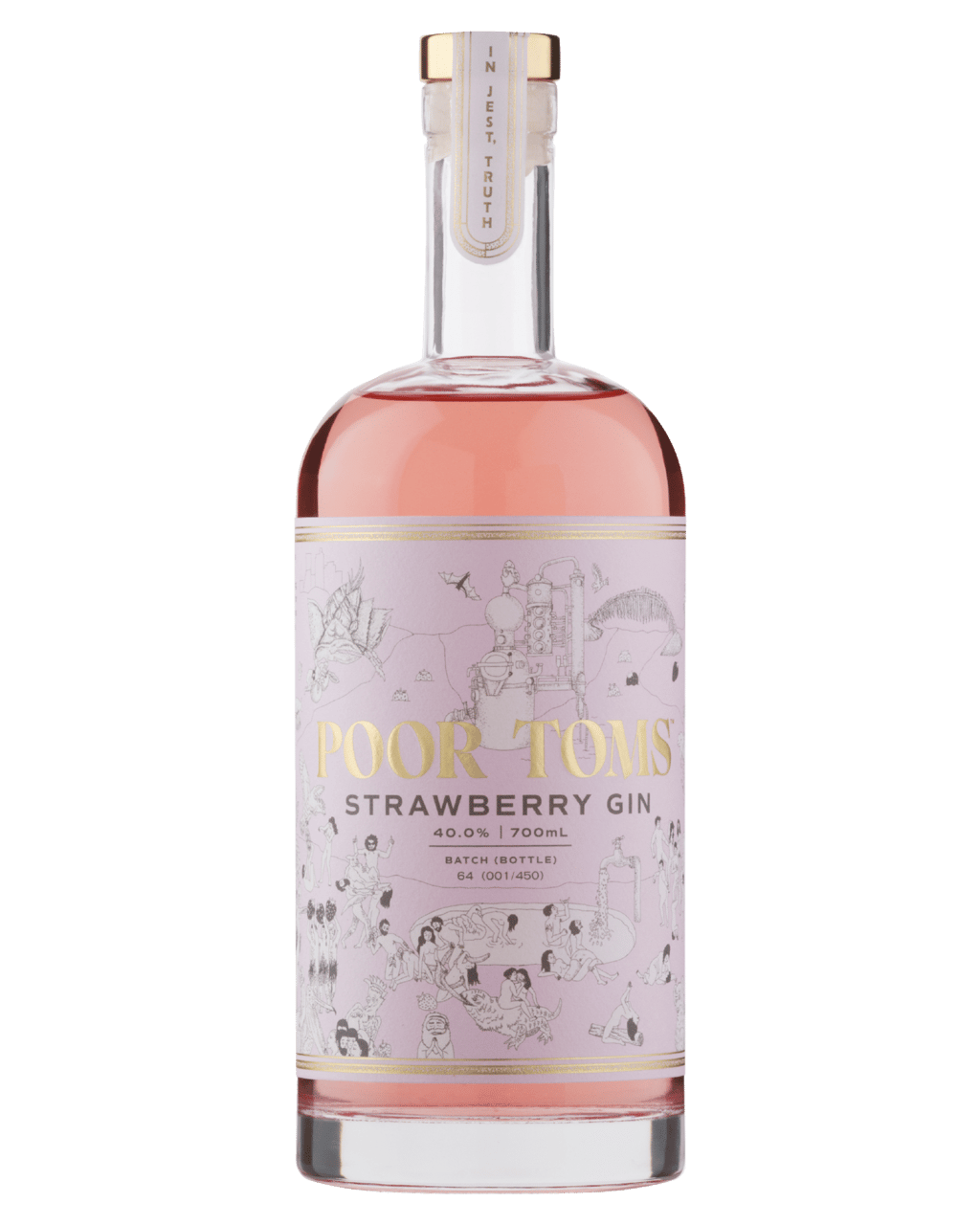Poor Toms Strawberry Gin 700ml