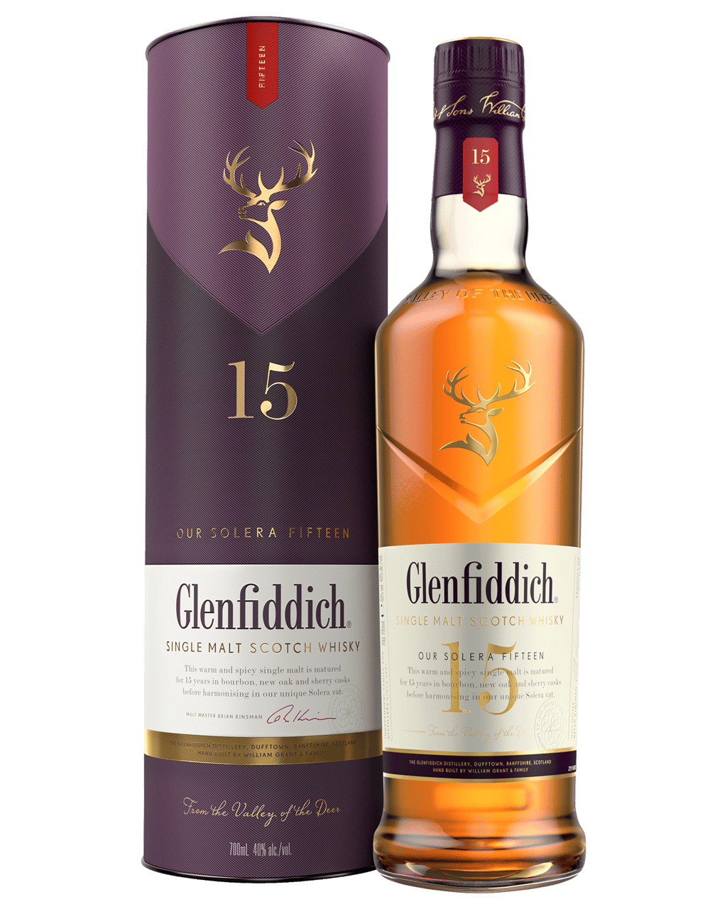 Glenfiddich 15 Year Old Single Malt Scotch Whisky 700ml