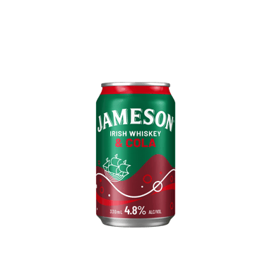Jameson Irish Whiskey and Cola 4.8% Cans 375ml