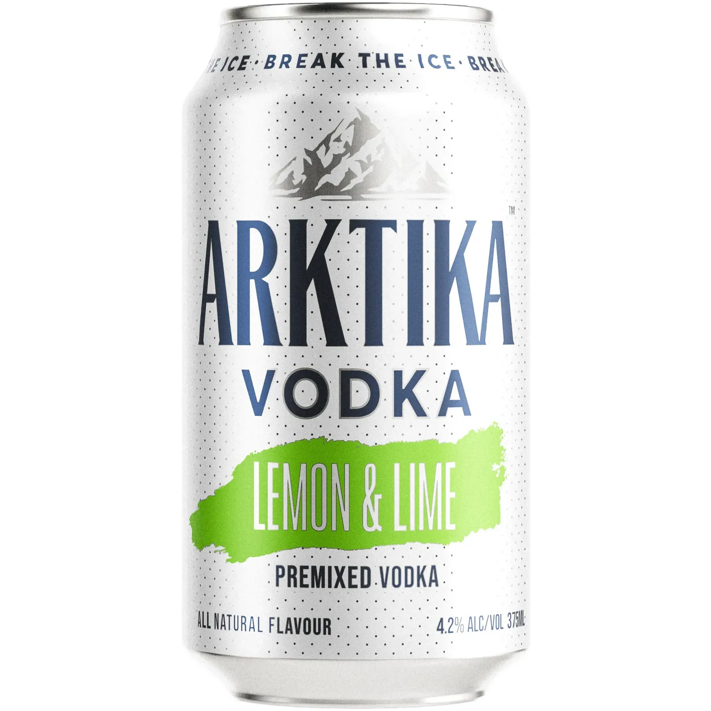 Arktika Vodka Lemon-Lime Premixed Vodka Cans 375ml - Boozeit.com.au