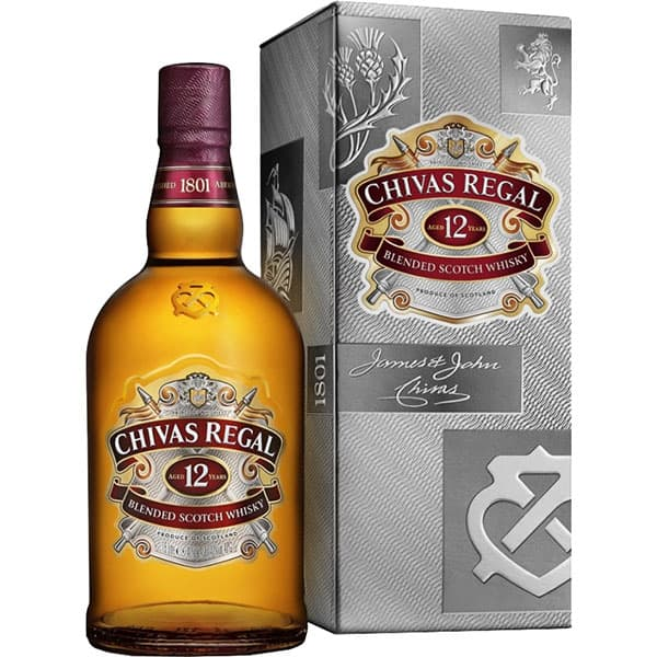 Chivas Regal 12 Year Old Blended Scotch Whisky 1.5L