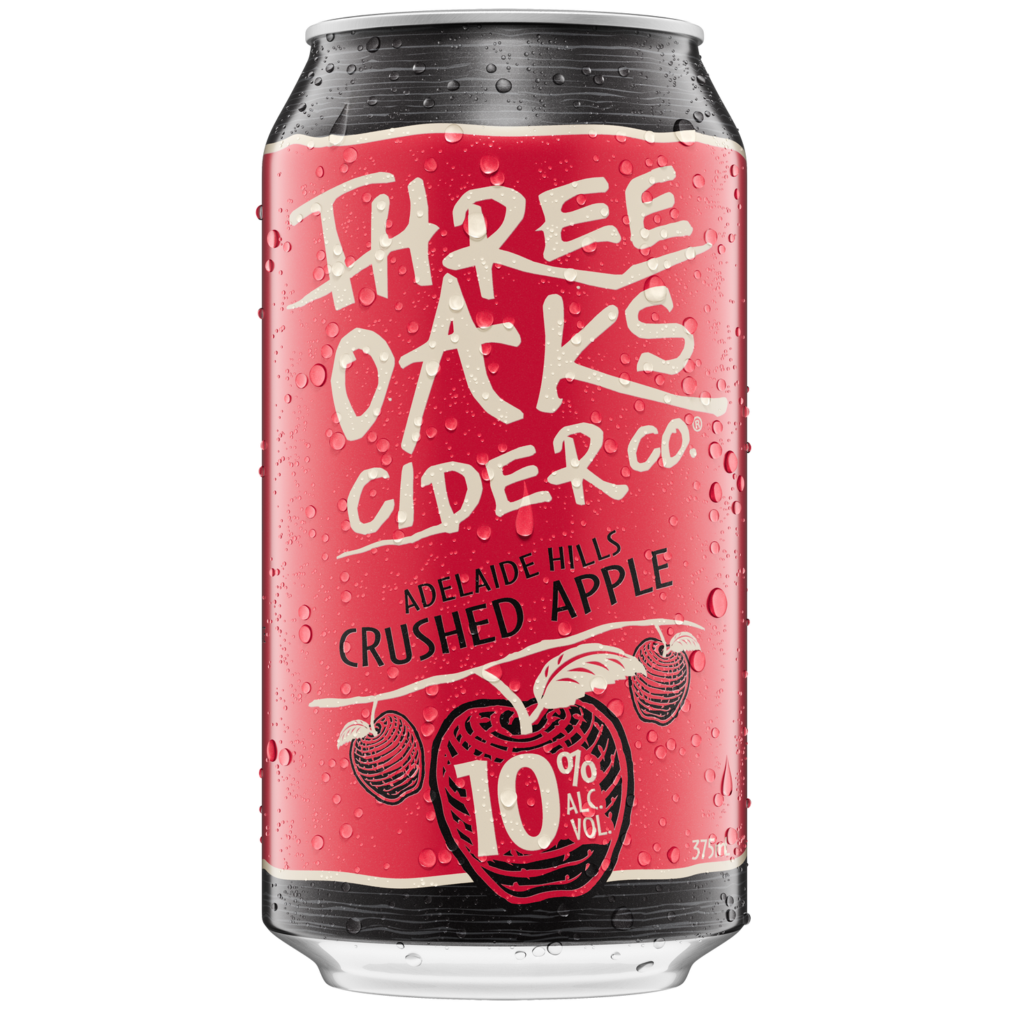 Three Oaks Crushed Apple Cider 10% 10 Pack Cans 375ml