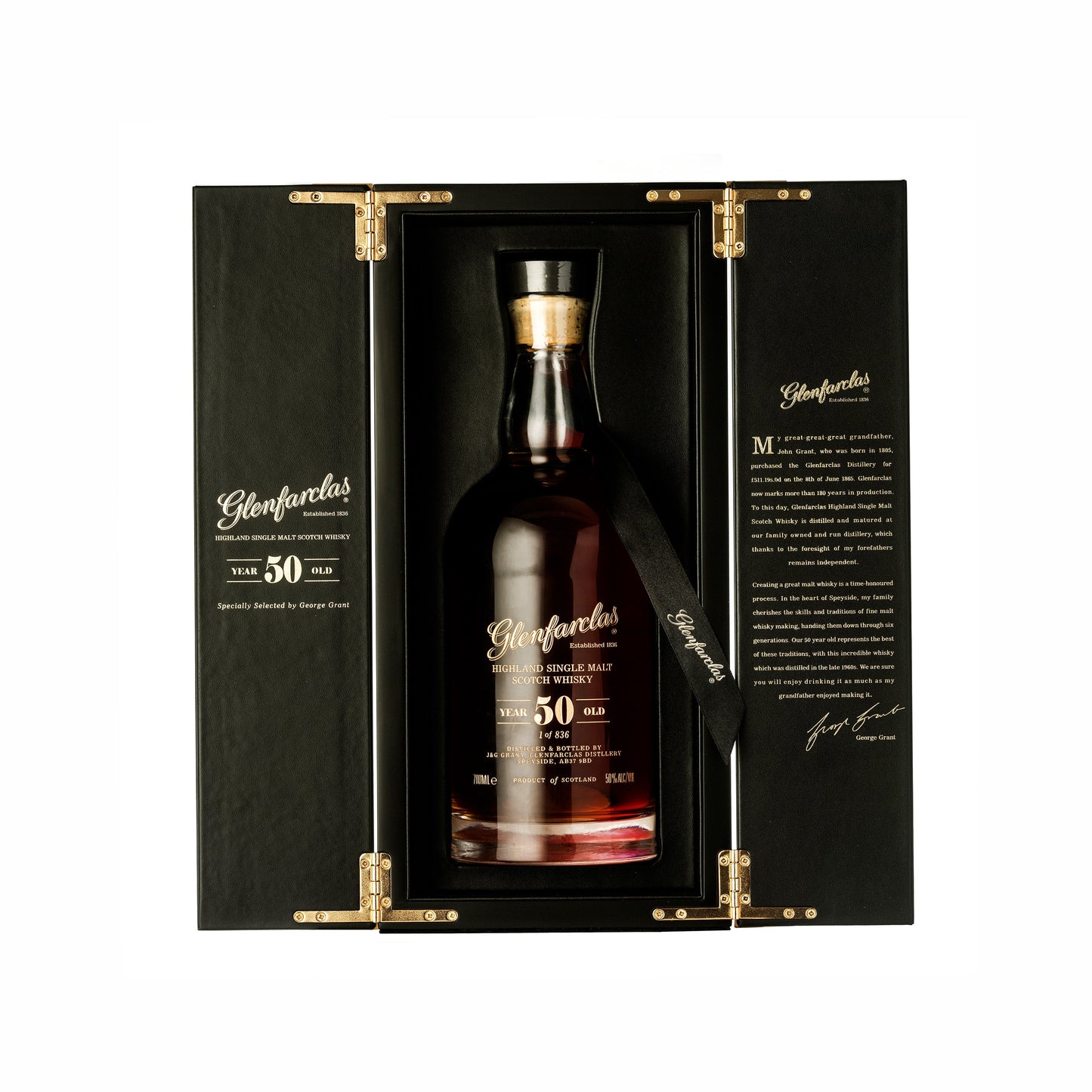 Glenfarclas 50 Year Old Single Malt Scotch Whisky 700ml