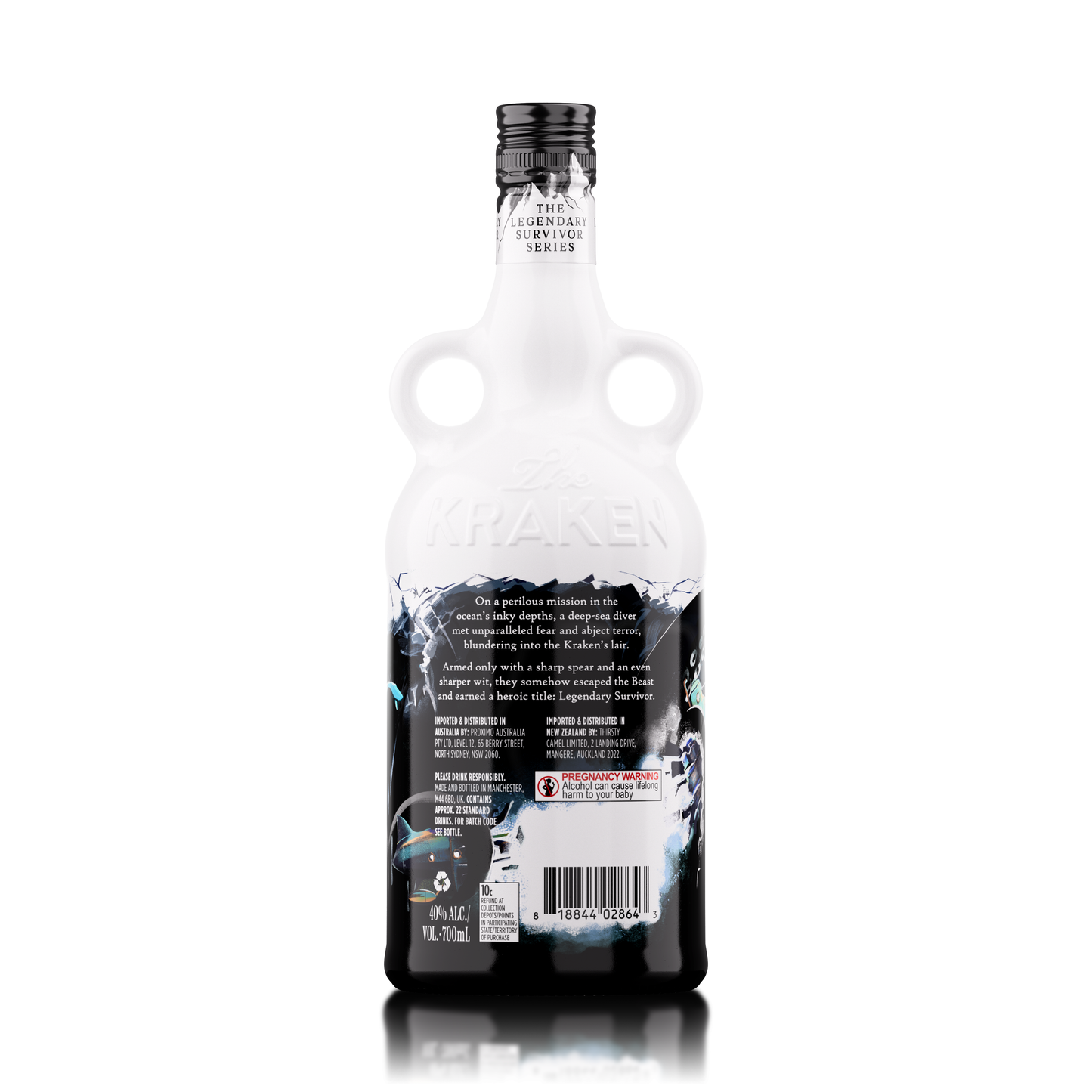 The Kraken Black Spiced Rum Legendary Survivor Series Limited Edition 700ml