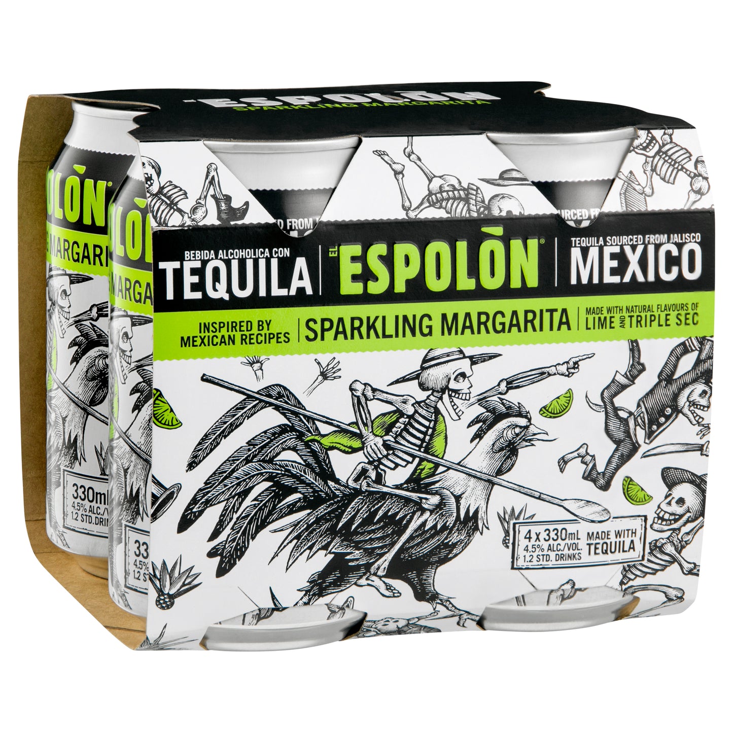 Espolon Sparkling Margarita Cans 330ml