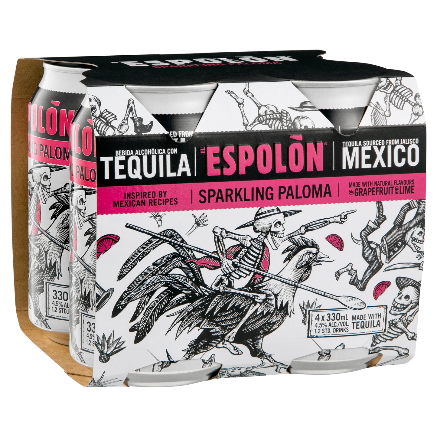 Espolon Sparkling Paloma Cans 330ml
