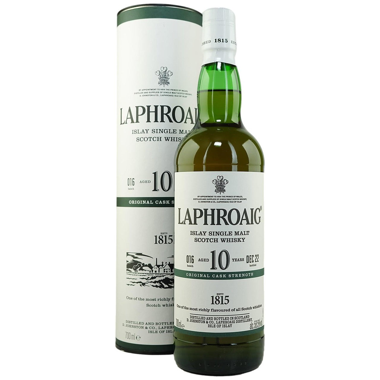 Laphroaig 10 Year Old Original Cask Strength Batch 16 Single Malt Scotch Whisky 700ml