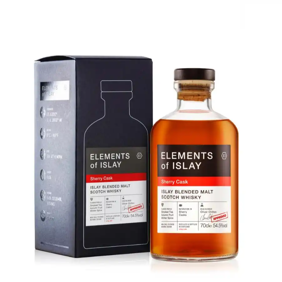 Elements of Islay Sherry Cask Blended Malt Scotch Whisky 700ml