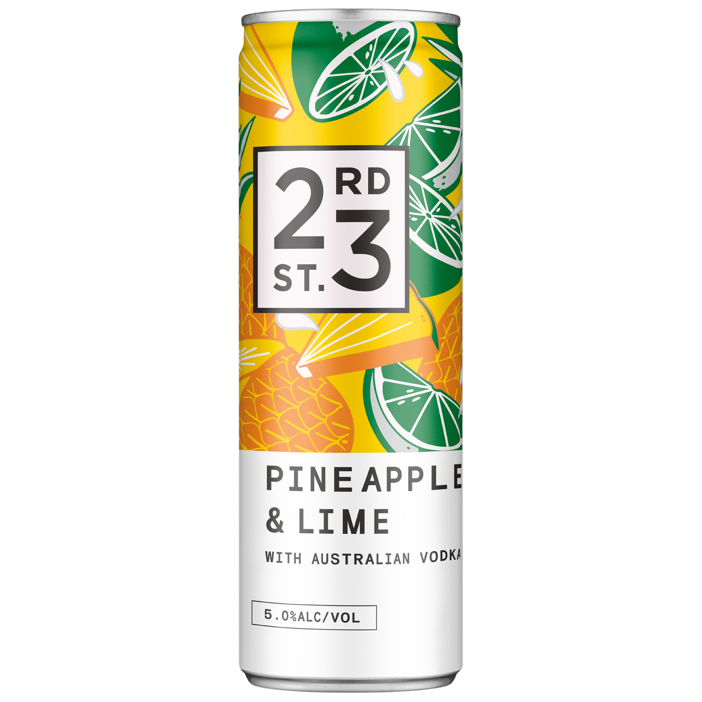 23rd Street Distillery Pineapple & Lime With Australian Vodka Cans 300ml