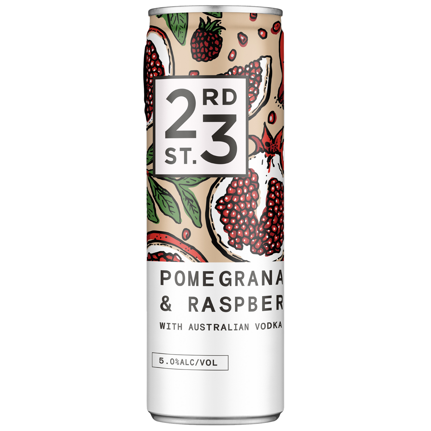 23rd Street Distillery Pomegranate & Raspberry With Australian Vodka Cans 300ml