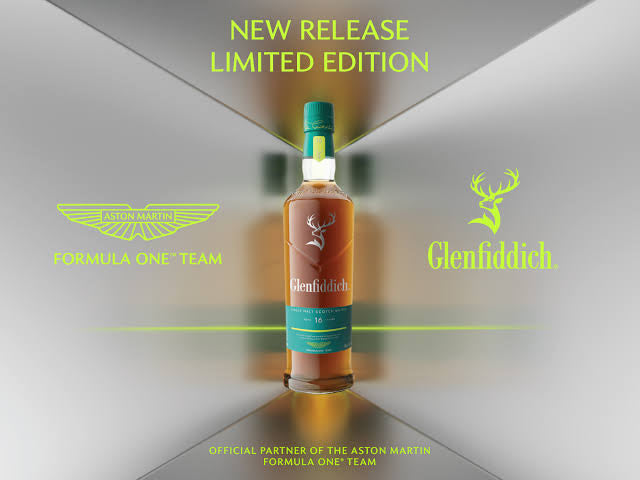 Glenfiddich 16 Year Old F1 Aston Martin Single Malt Scotch Whisky 700ml
