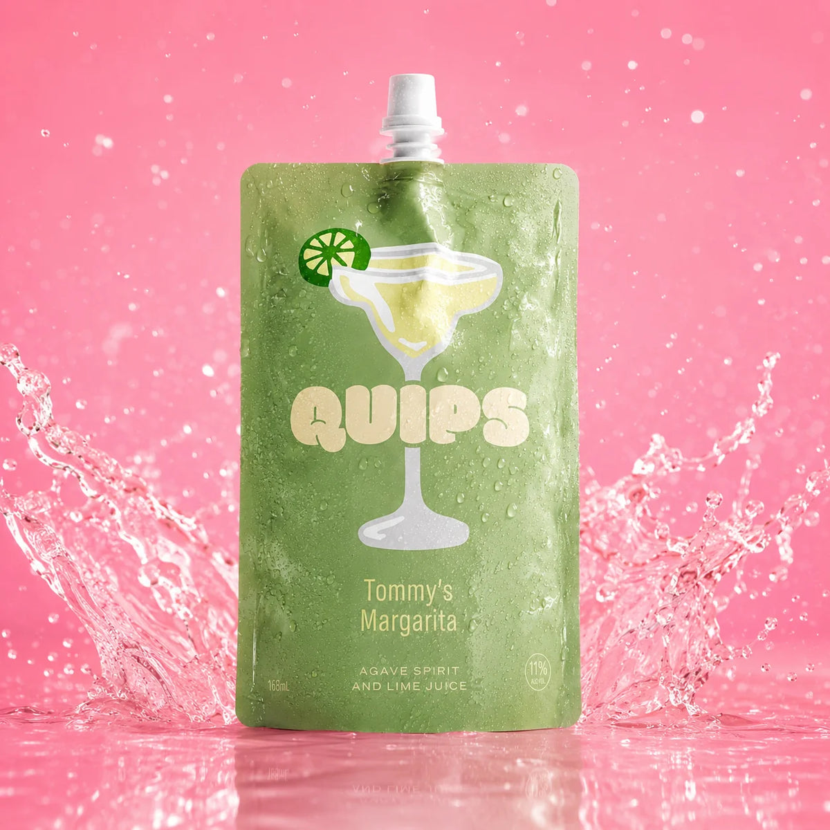 Quips Tommy’s Margarita Cocktail Pouch 168ml