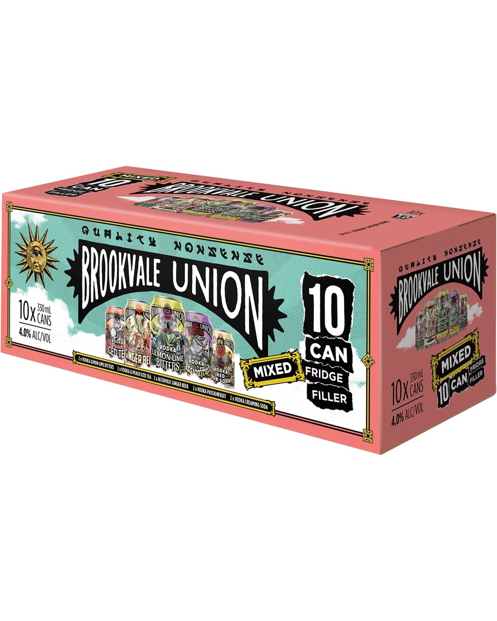 Brookvale Union Mixed 10 Pack Cans 330ml