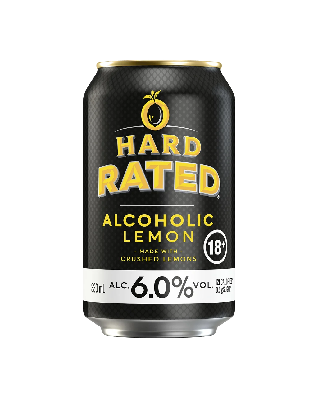 Hard Rated Alcoholic Lemon 6% Cans 330ml
