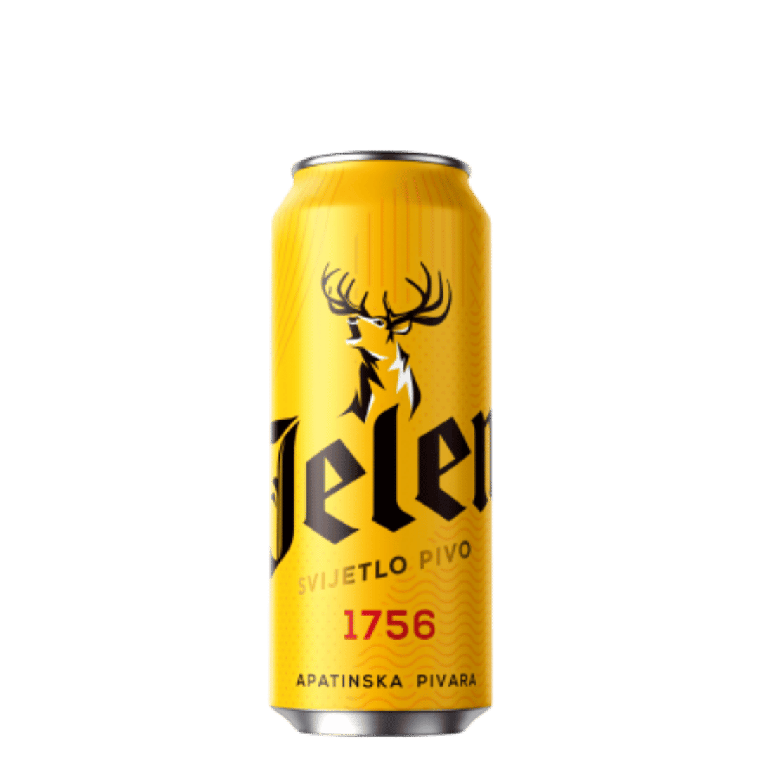 Jelen Pivo Serbian Pale Lager Cans 500ml - Boozeit.com.au