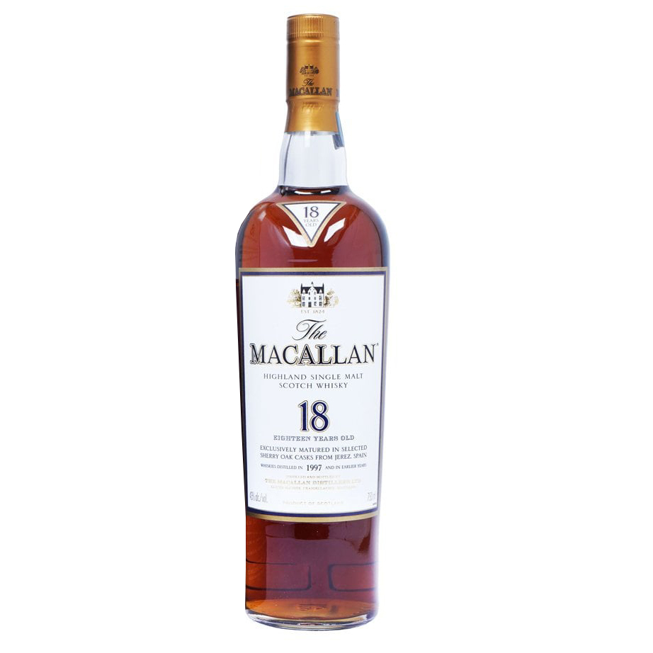 The Macallan 18 Year Old Sherry Oak 1997 Single Malt Scotch Whisky 700ml