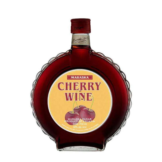 Maraska Cherry Wine Flask 750ml - Boozeit.com.au