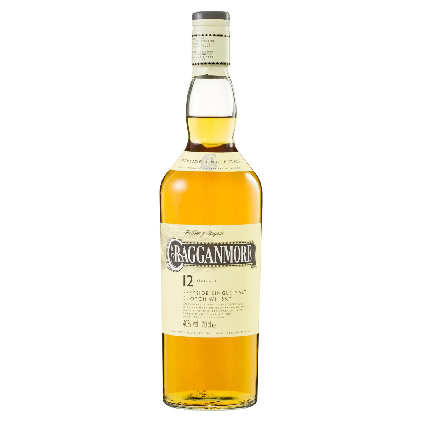 Cragganmore 12 Year Old Single Malt Scotch Whisky 700ml
