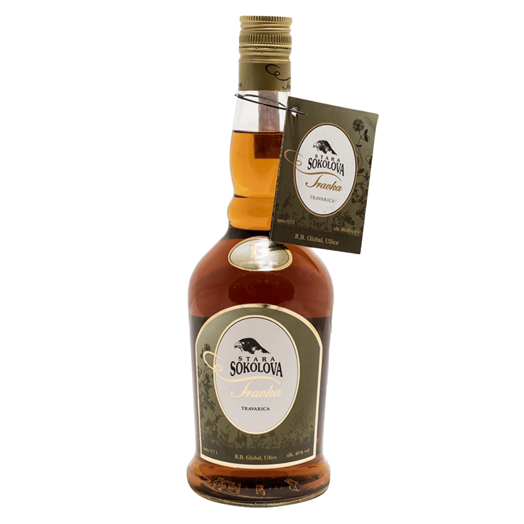 Stara Sokolova Travka Plum Brandy with Herbs 700ml