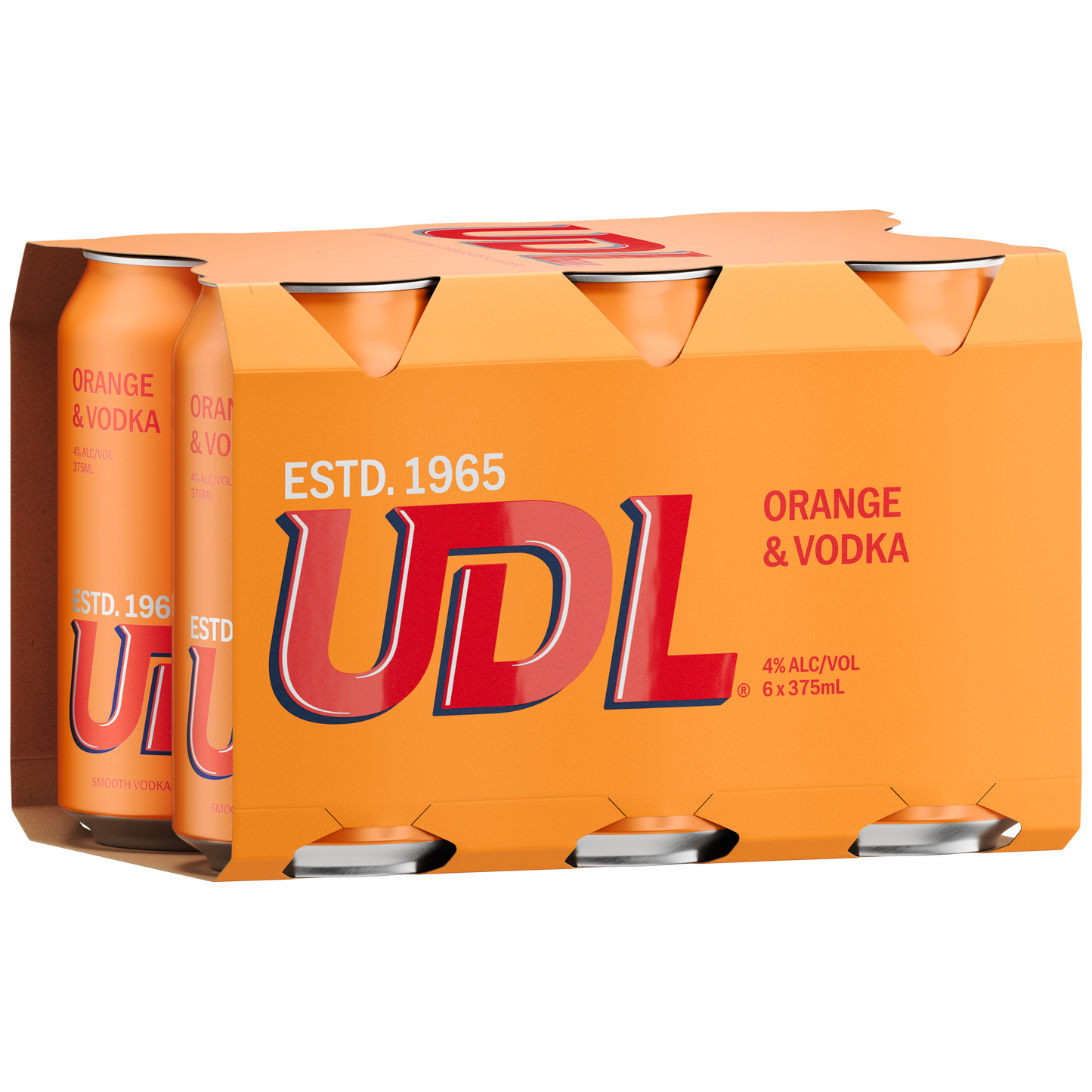 UDL Orange & Vodka Cans 375ml