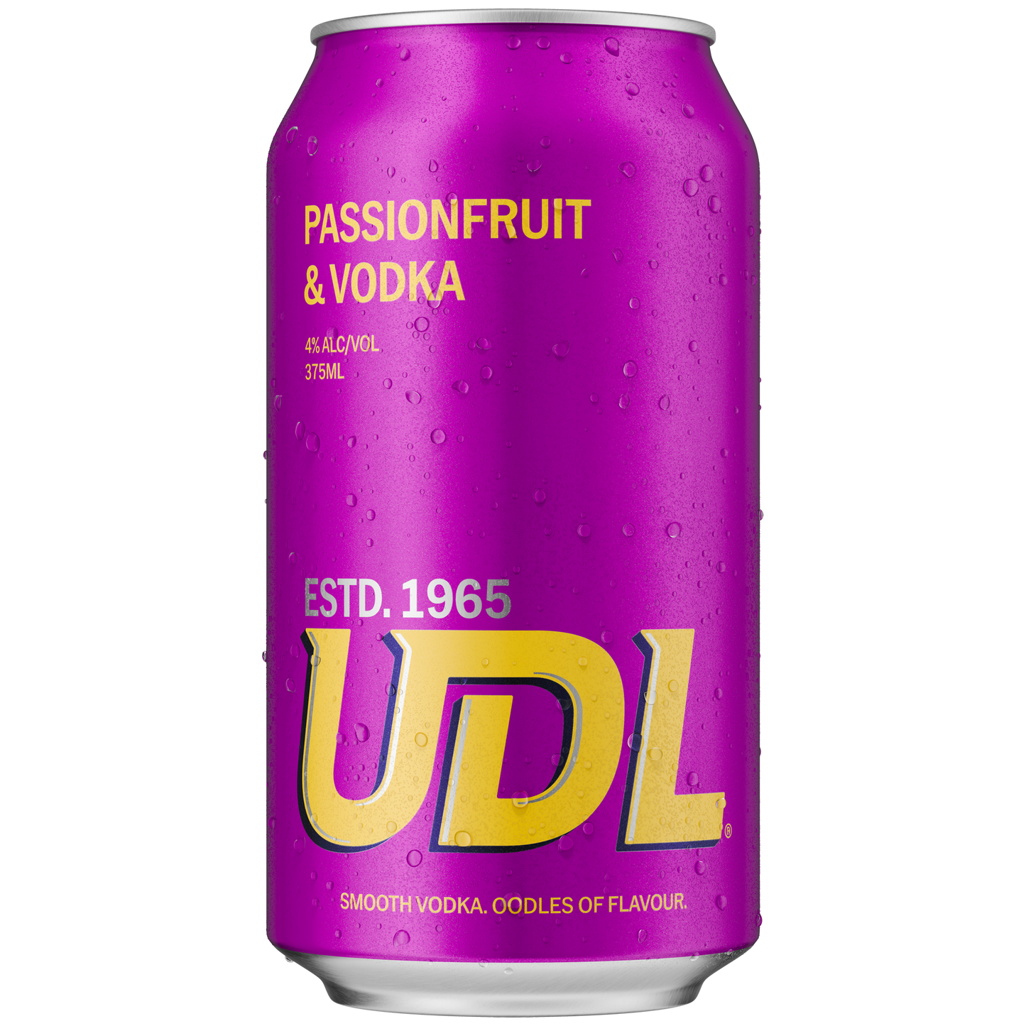 UDL Passionfruit & Vodka Cans 375ml