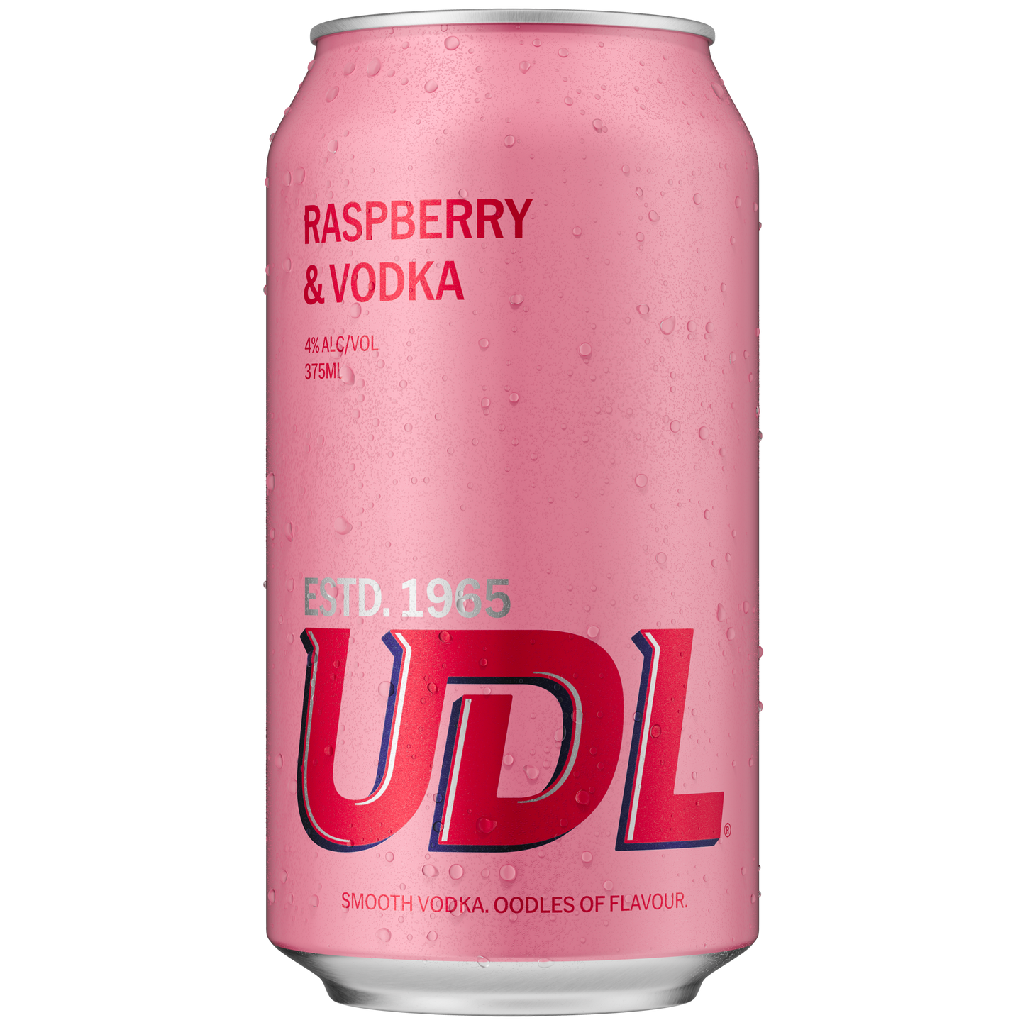 UDL Raspberry & Vodka Cans 375ml