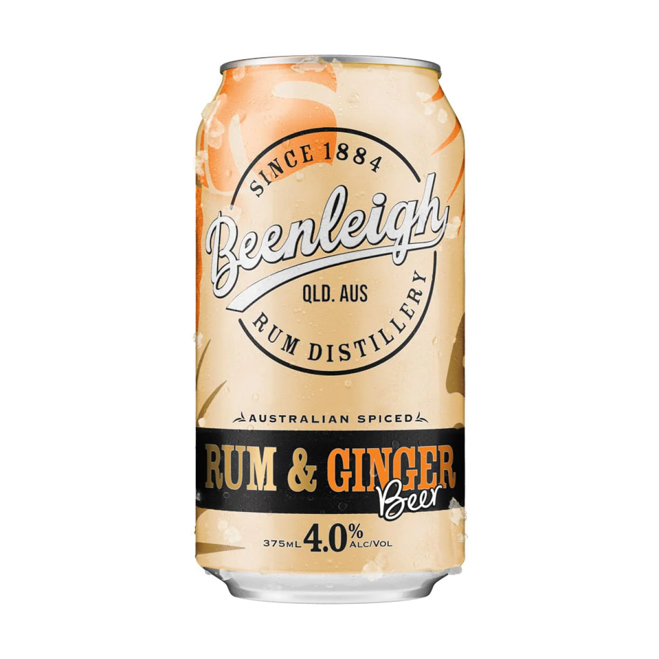 Beenleigh Spiced Rum & Ginger Beer with Native Botanicals 375ml