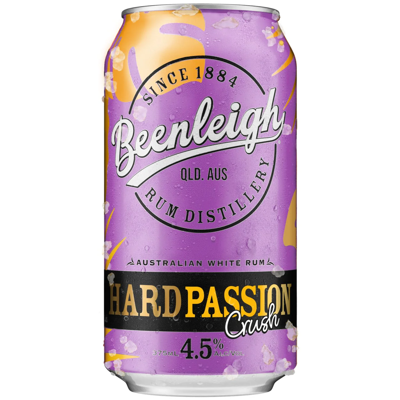 Beenleigh White Rum & Hard Passion Crush Cans 375ml