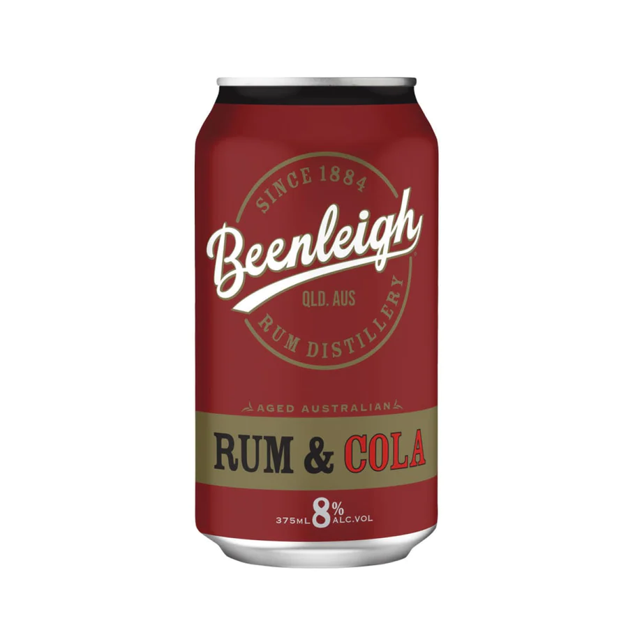 Beenleigh Rum & Cola 8% Cans 375ml