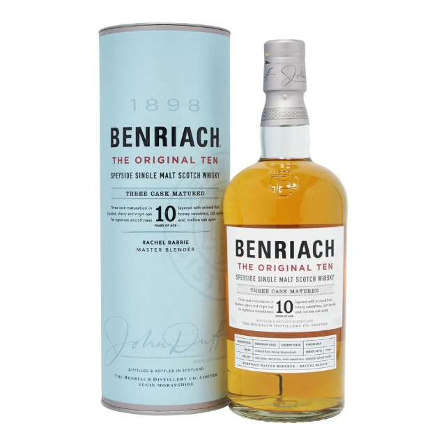 Benriach The Original Ten 10 Year Old Single Malt Whisky 700ml - Boozeit.com.au