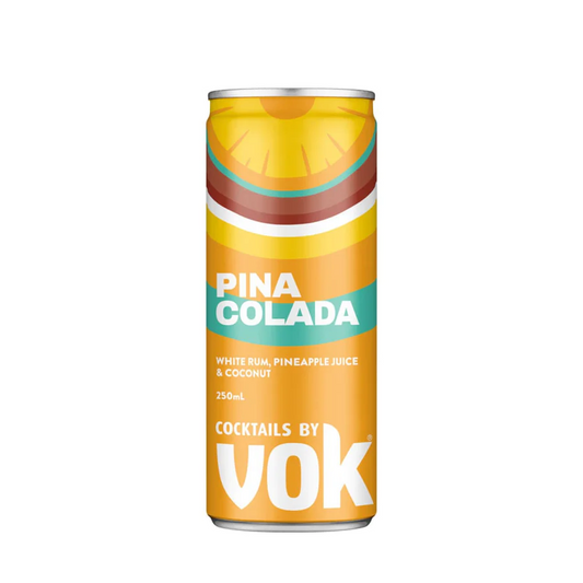 Vok Cocktails Pina Colada Cans 250ml