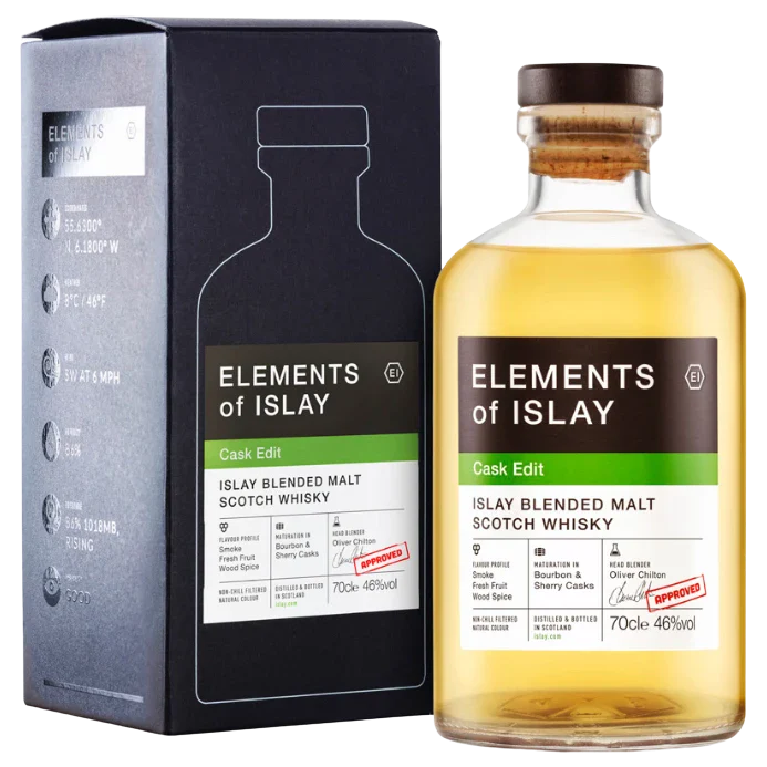 Elements of Islay Cask Edit Blended Malt Scotch Whisky 700ml