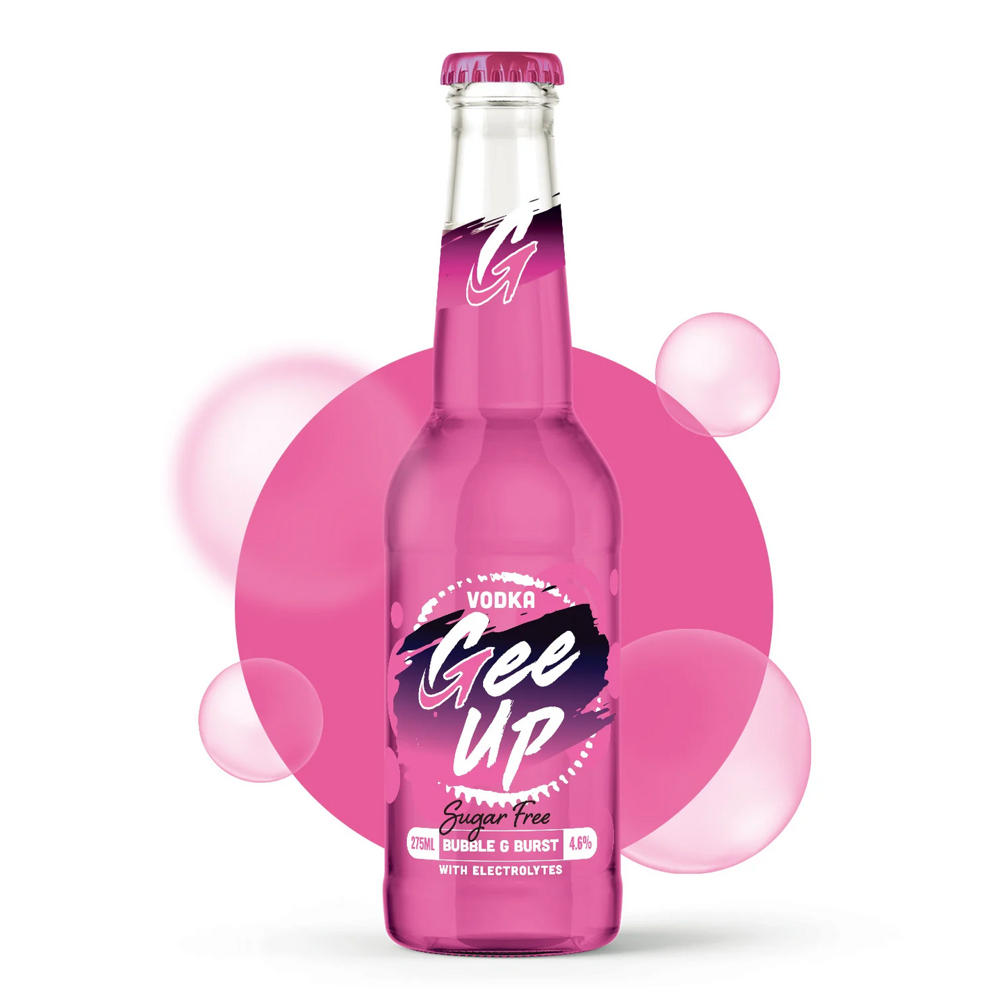 Gee Up Vodka Bubble G Burst Bottles 275ml
