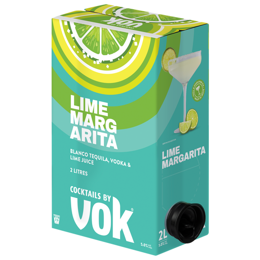Vok Cocktails Lime Margarita 2L